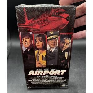 NEW SEALED! Airport (VHS, 1992) Burt Lancaster Dean Martin 1970 VHS Tape Rare